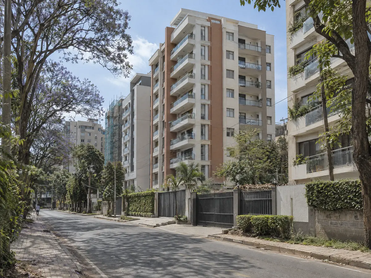 Residential street in Kilimani
